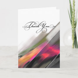 サンキュー.モダン絵画抽象芸術 サンキューカード