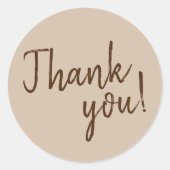 サンキュー- ラウンドシール (正面)