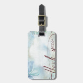 サンキュー ラゲッジタグ (正面縦)