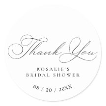 サンキュー |ヴィンテージスクリプトのブライダルシャワーのお気に入り