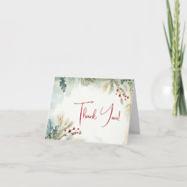 サンキュー |冬の水彩緑