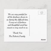 サンキュー | 慰霊絵葉書の銀木 ポストカード (裏面)