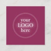 サンキュー |手作りビジネスロゴのミニマリスト 割引カード (正面)