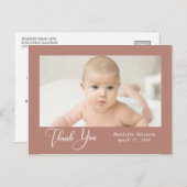 サンキュー | 新生児写真 ポストカード (正面/裏面)