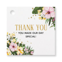 サンキュー!熱帯フローラ金ゴールドベビーシャワー