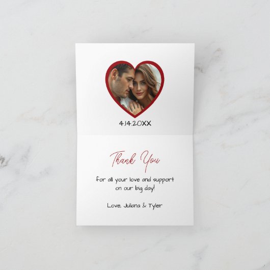 サンキュー | 結婚パーソナライズされた (内部)