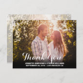 サンキュー | 葉書モダン ポストカード (正面/裏面)