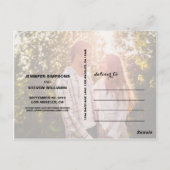 サンキュー | 葉書モダン ポストカード (裏面)