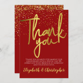 サンキュー 40th アニバーサリー レッド ゴールド (正面/裏面)