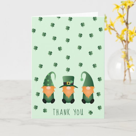 サンキューSt patricks day格言 カード (黄色い花)