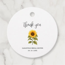 サンキライの感謝祭 花嫁のシャワー フェイバータグ