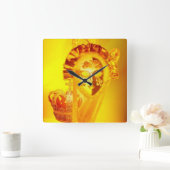 サンキングウォールクロック スクエア壁時計 (ホーム)