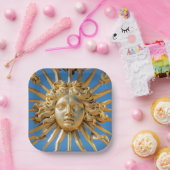 サンキングオンゴールデンゲートベルサイユ城 ペーパープレート (パーティー)