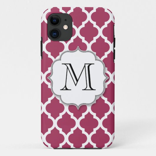 サンギア モロッカンタイル（カスタマイズ可能なモノグラム付き） Case-Mate iPhoneケース (裏面)