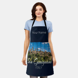 サンギニニャーナトスカーニイタリアヴィナトゲパノラマビュー エプロン