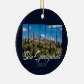 サンギニニャーナトスカーニイタリアヴィナトゲパノラマビュー セラミックオーナメント (右)