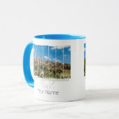 サンギニニャーナトスカーニイタリアヴィナトゲパノラマビュー マグカップ (正面左)