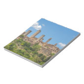 サンギミニャーナトスカーニイタリアのパノラマビュー ノートパッド (回転)