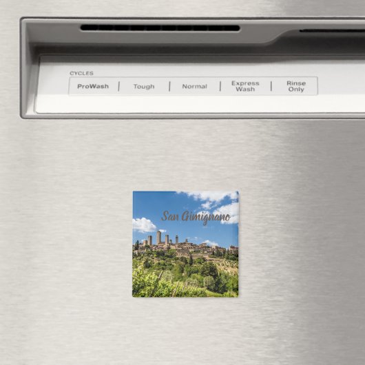 サンギミニャーナトスカーニイタリアパノラマサンダインメント マグネット (インサイチュ (食洗機))