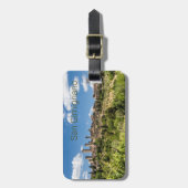 サンギミニャーナトスカーニイタリアパノラマサンダインメント ラゲッジタグ (正面縦)