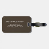 サンギミニャーナトスカーニイタリアパノラマサンダインメント ラゲッジタグ (裏面横)