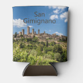 サンギミニャーナトスカーニイタリアパノラマサンダインメント 缶クーラー (正面)