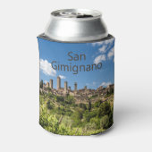 サンギミニャーナトスカーニイタリアパノラマサンダインメント 缶クーラー (缶裏面)