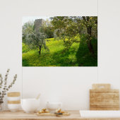 サンギミニャーノの外壁 ポスター (キッチン)