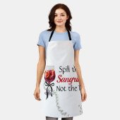 サンギリアをこぼせ... 紅茶じゃないんだからな エプロン (着用した状態)