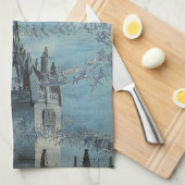 サンギレス – 彼の鐘by Charles Altamont Doyle キッチンタオル (四つ折り)