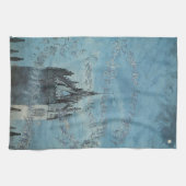 サンギレス – 彼の鐘by Charles Altamont Doyle キッチンタオル (横)