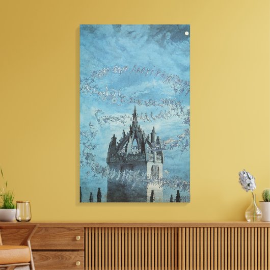 サンギレス – 彼の鐘by Charles Altamont Doyle キャンバスプリント (インサイチュ (リビング))