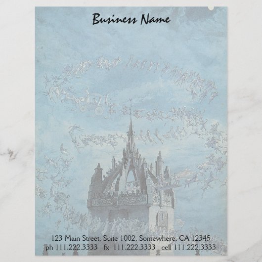 サンギレス – 彼の鐘by Charles Altamont Doyle レターヘッド (正面)