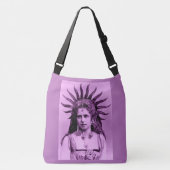 サンクイーンとしてルーマニアの女王マリー – ラベンダー クロスボディバッグ (正面)