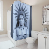 サンクイーンとしてルーマニアの女王マリー – 青 シャワーカーテン (インサイチュ)