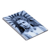 サンクイーンとしてルーマニアの女王マリー – 青 ノートブック (右側)