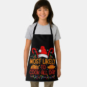 サンクスギビングとクリスマスは一日中料理するはず エプロン (インサイチュ)