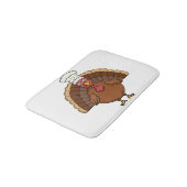 サンクスギビングのターキー料理人 バスマット (アングル)