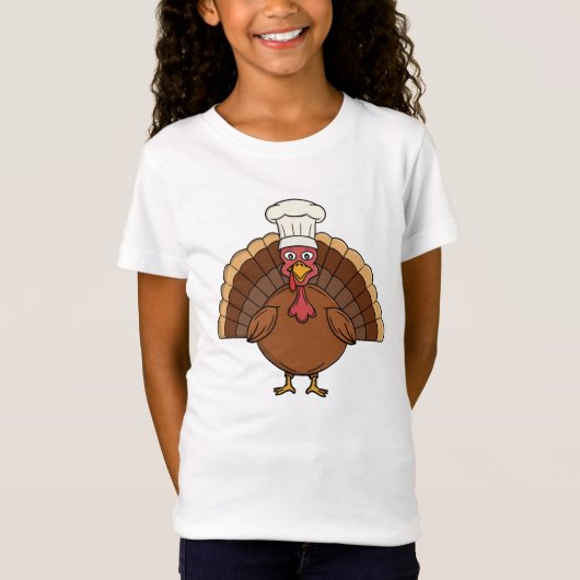 サンクスギビングのターキー料理人 Tシャツ (正面)