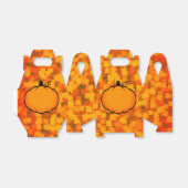 サンクスギビングの葉っぱ模様のかぼちゃのイラスト フェイバーボックス (折り畳みなし)