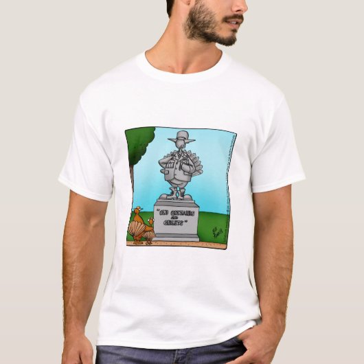 サンクスギビングの面白Tシャツギフト Tシャツ (正面)
