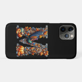 サンクスギビングスタイルの文字M Case-Mate iPhoneケース (裏面(横))