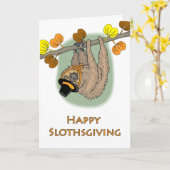 サンクスギビングスロース, ハッピー・スロースギビング カード (黄色い花)