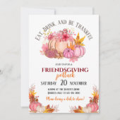 サンクスギビングパーティーのお誘い 招待状 (正面)