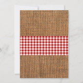 サンクスギビングパーティーのご招待（持ち寄り形式） 招待状 (裏面)