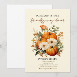 サンクスギビングパーティー 招待状