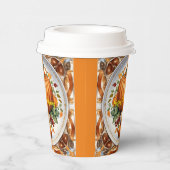 サンクスギビングモダンカボプキンオータムコレクション 紙コップ (右)