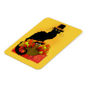 サンクスギビングルチャットノワールとトルコ巡礼者 マグネット (左側)