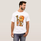 サンクスギビング先生ライフパンプキン Tシャツ (正面フル)