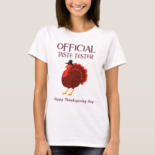 サンクスギビング公式テイスターテスター Tシャツ (正面)